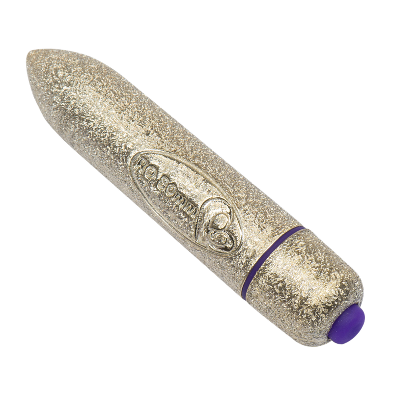 RO-80mm 7 Speed Precious Rose Gold Vibrating Bullet image 1