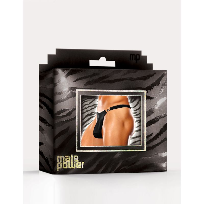 Male Power Spandex Quick Release Bong Clip Thong image 3