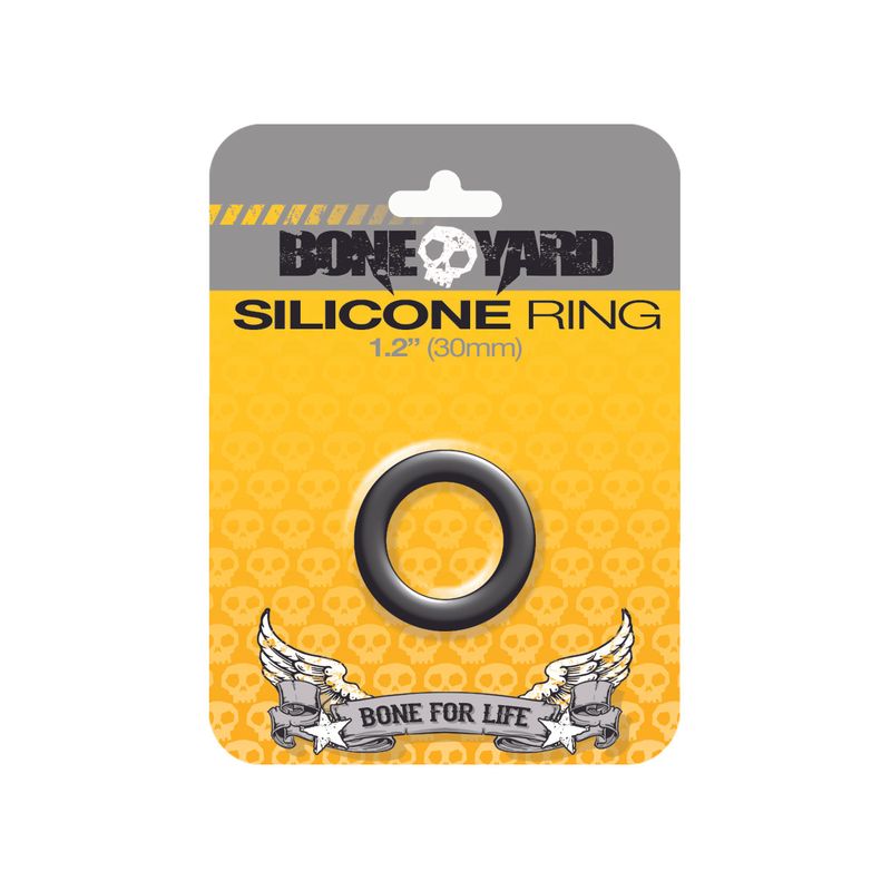 Boneyard Silicone Ring 30mm Black