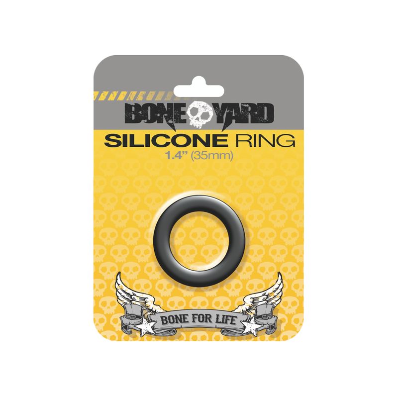 Boneyard Silicone Ring 35mm Black