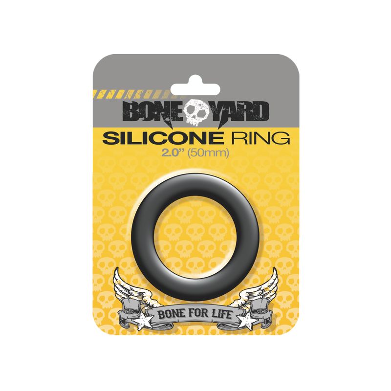 Boneyard Silicone Ring 50mm Black image 3