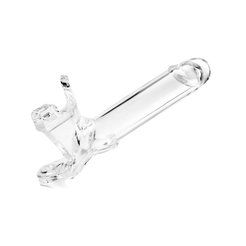 Zoro Knight 6in Hollow Shaft Clear Strap On image 2