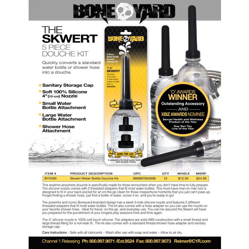 The Skwert 5 Pc Douche Kit Clamshell image 2