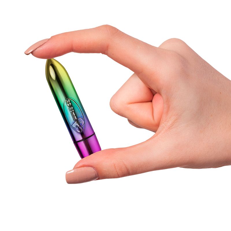 RO-80mm 7 Speed Rainbow Vibrating Bullet image 3