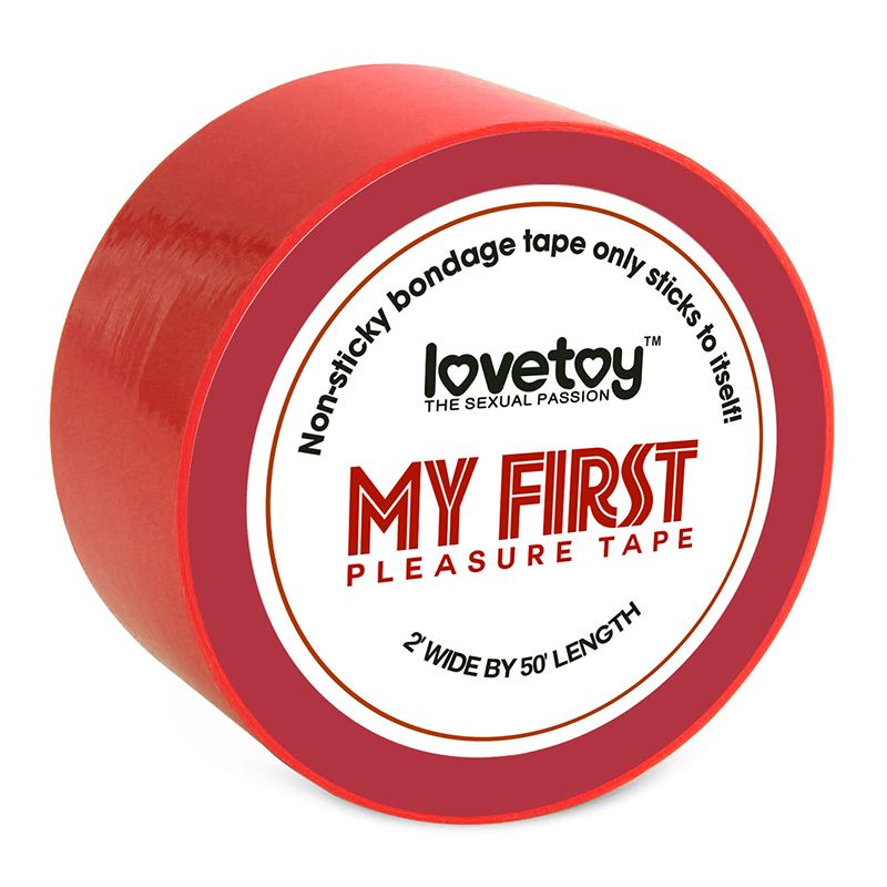 My First Non-Sticky Bondage Tape Red image 1