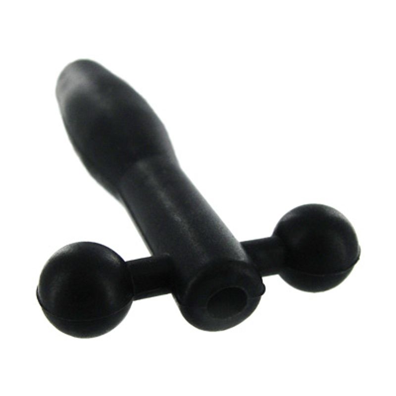 Silicone Cum-Thru Barbell Penis Plug image 3