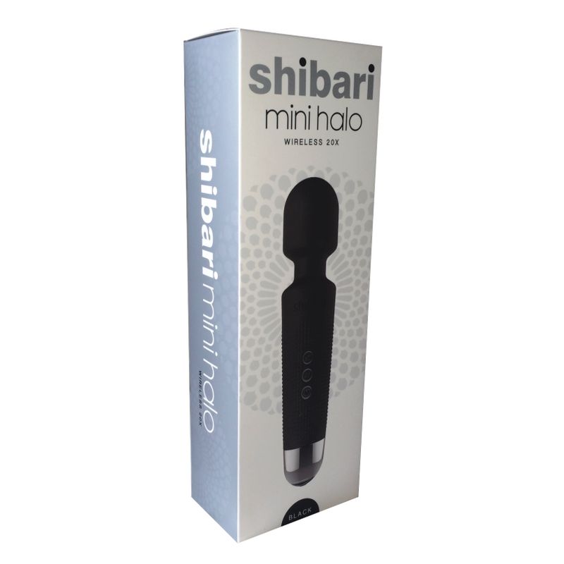Shibari Mini Wand Halo 20X Black image 2