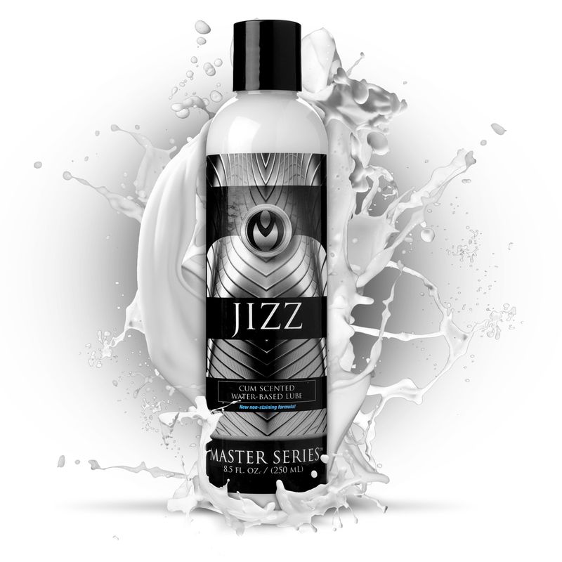 Jizz Water Based Scented Lube 8oz image 1