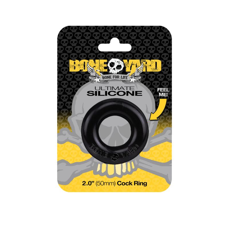 Ultimate Silicone Cock Ring Black image 2