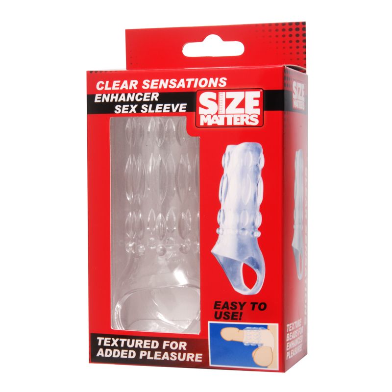 Clear Sensations Enhancer Sex Sleeve image 1