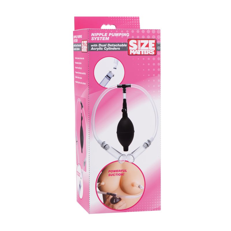 Nipple Pumping System with Dual Cylinders image 1