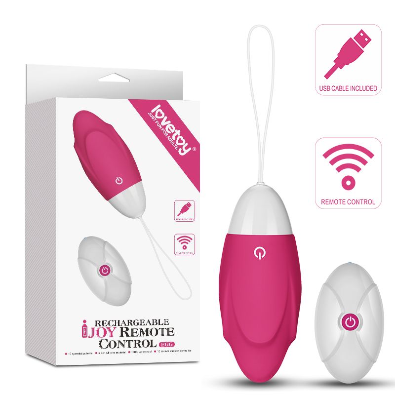 IJOY Wireless Remote Control Rechargeable Egg Pink image 1