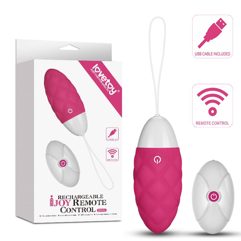 IJOY Wireless Remote Control Rechargeable Egg Pink image 3