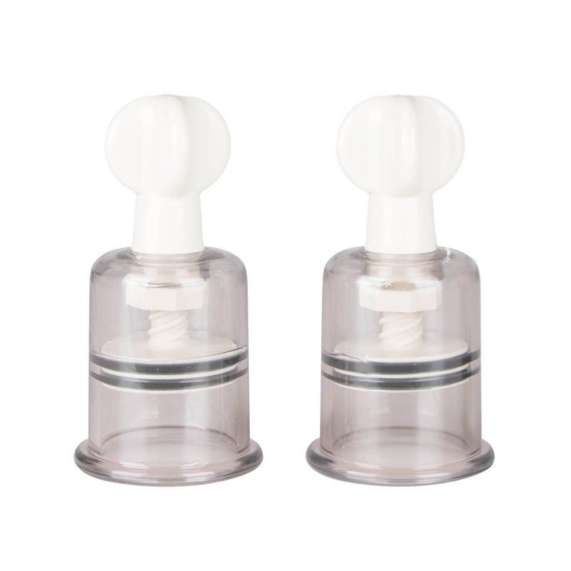 Nipple and Clit Suckers Medium 2 Pc image 1
