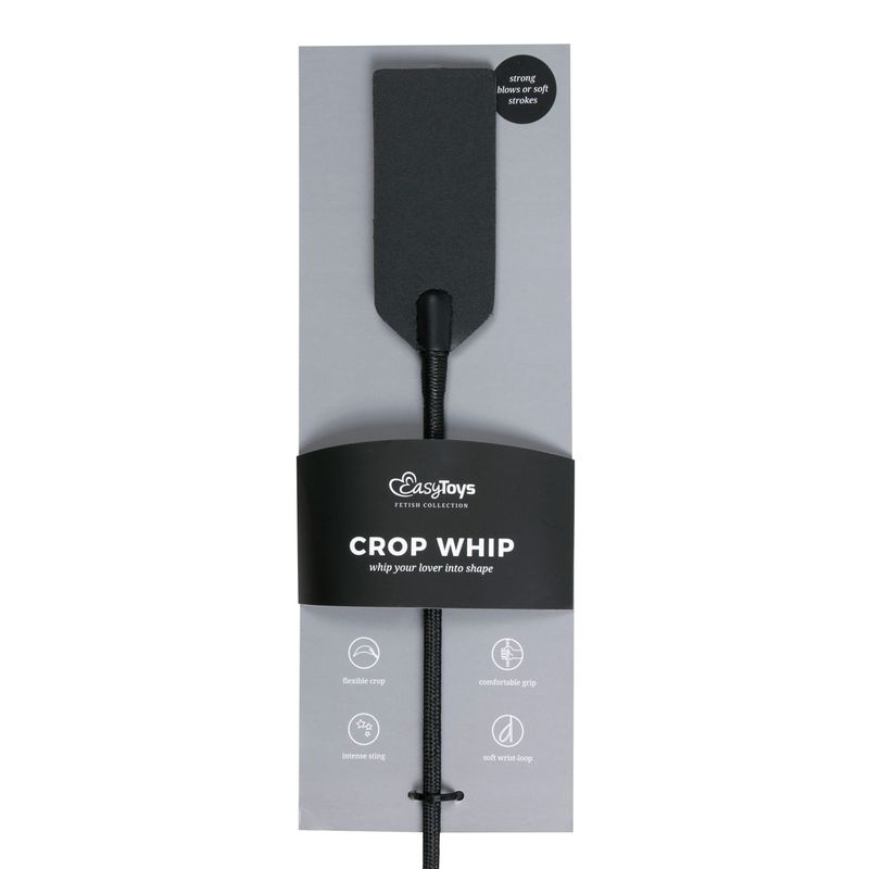 Rectangle Crop Whip Black image 3