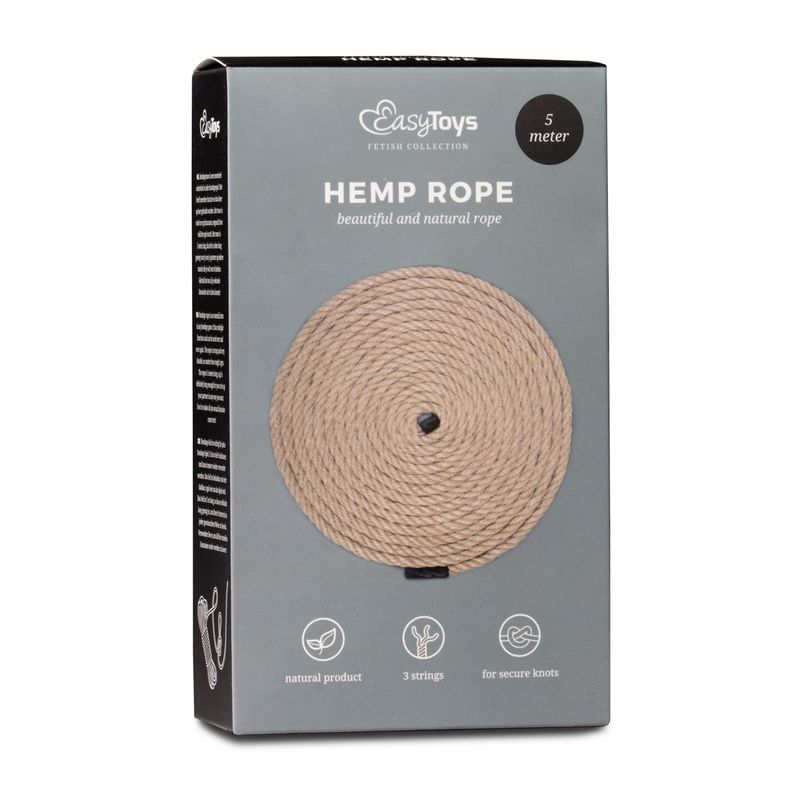Bondage Rope Hemp 5m image 1