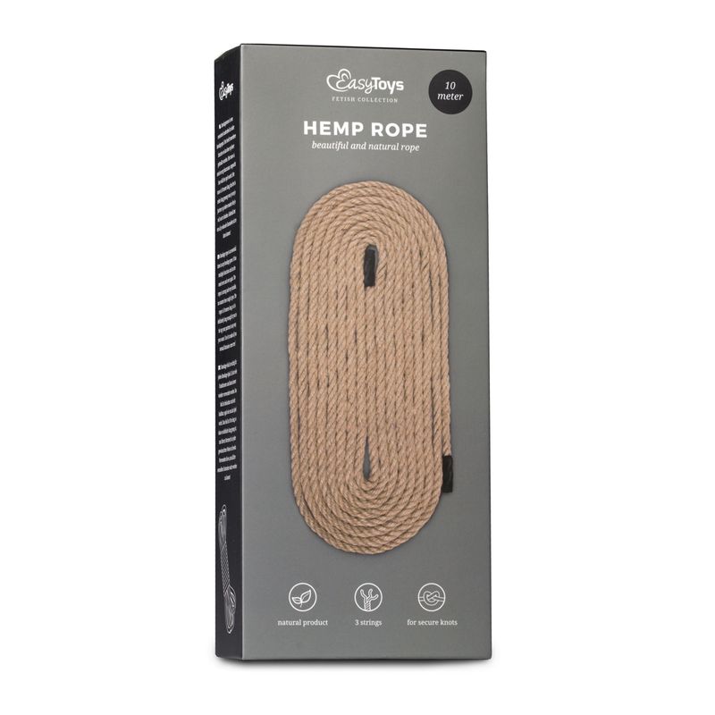 Bondage Rope Hemp 10m image 1