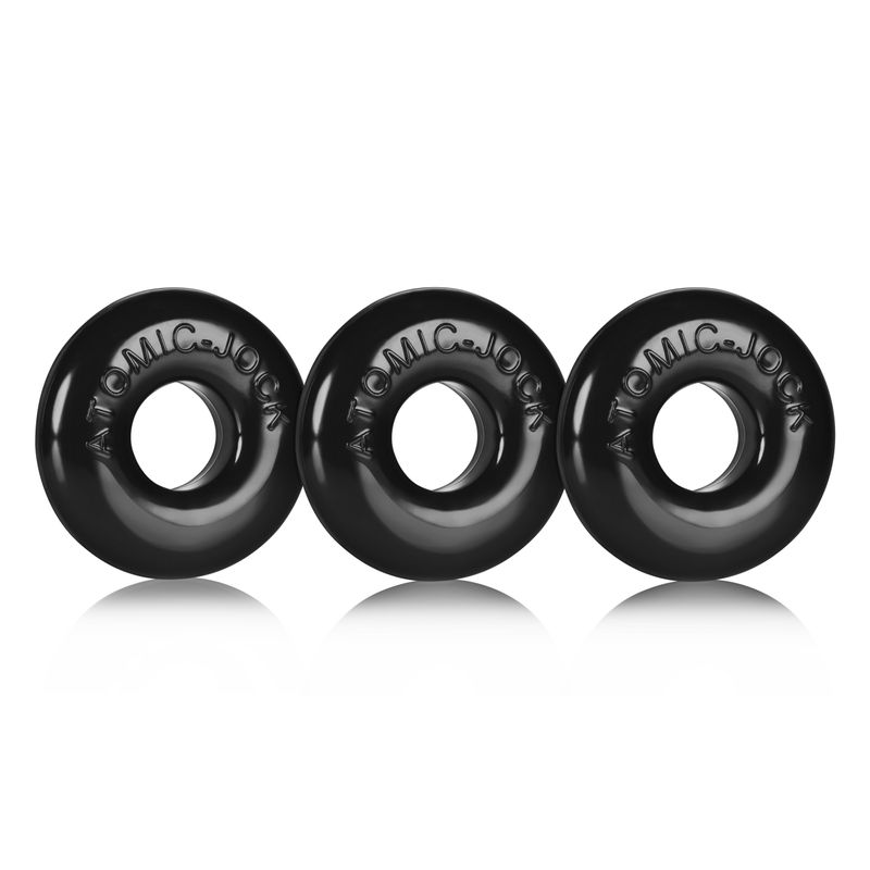 Ringer Cockring 3 Pc Black image 1