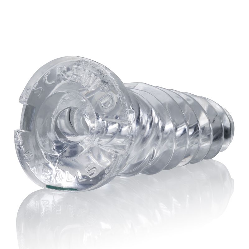 ScrewD Super Squish Corkscrew Jackoff Toy Clear image 3
