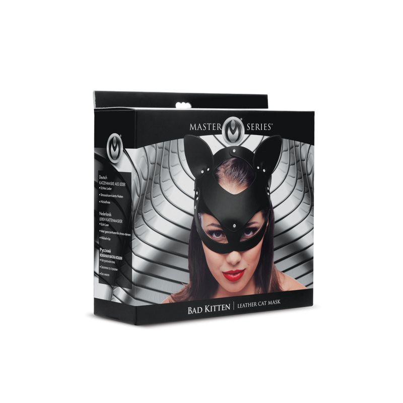 Bad Kitten Leather Cat Mask image 1