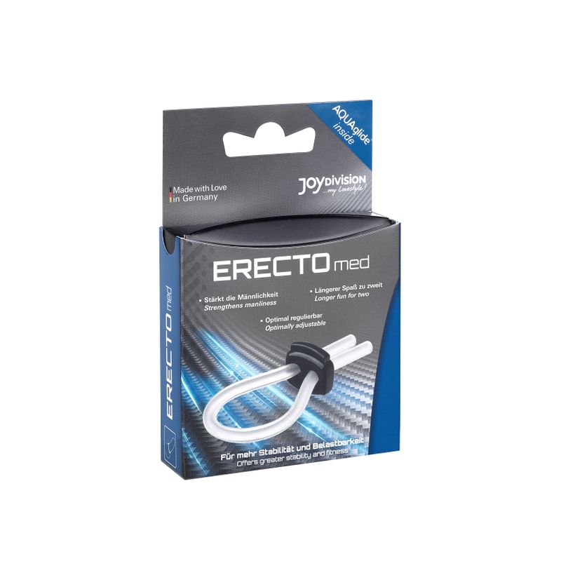 ERECTOmed Adjustable Cock Ring Clear image 1
