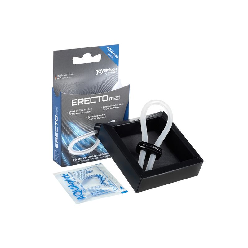 ERECTOmed Adjustable Cock Ring Clear image 2