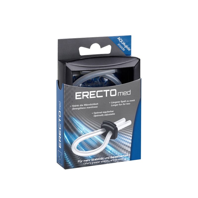 ERECTOmed Adjustable Cock Ring Clear image 3
