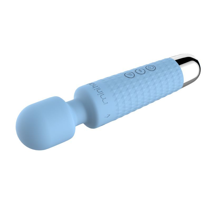 Shibari Mini Wand Halo 20X Powder Blue image 2