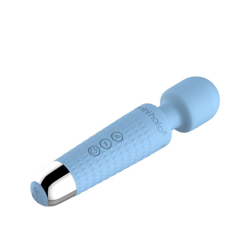 Shibari Mini Wand Halo 20X Powder Blue image 3