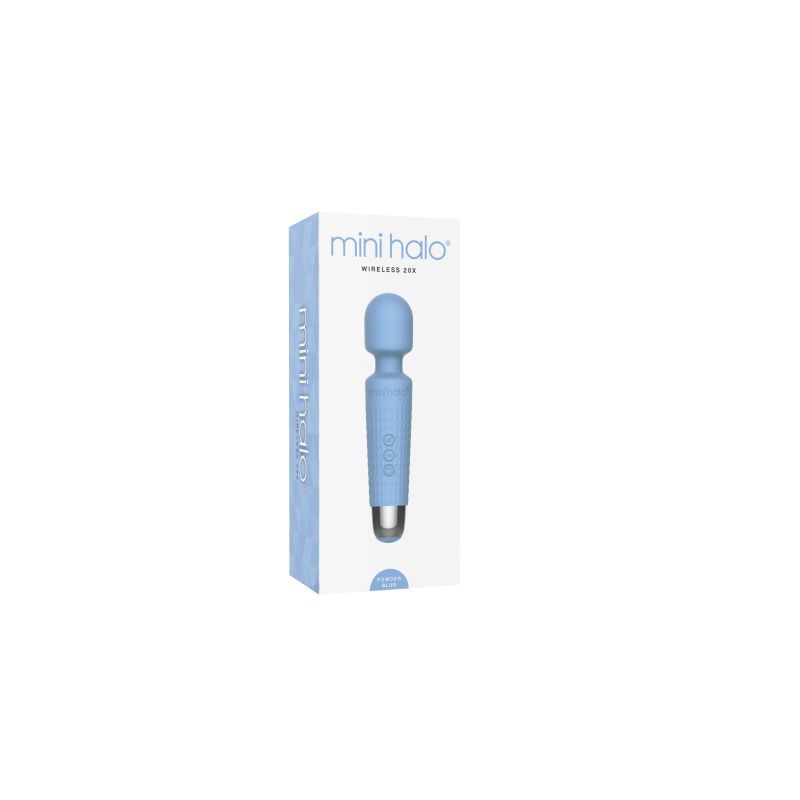 Shibari Mini Wand Halo 20X Powder Blue image 4