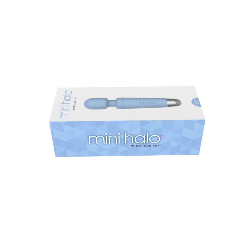 Shibari Mini Wand Halo 20X Powder Blue image 5