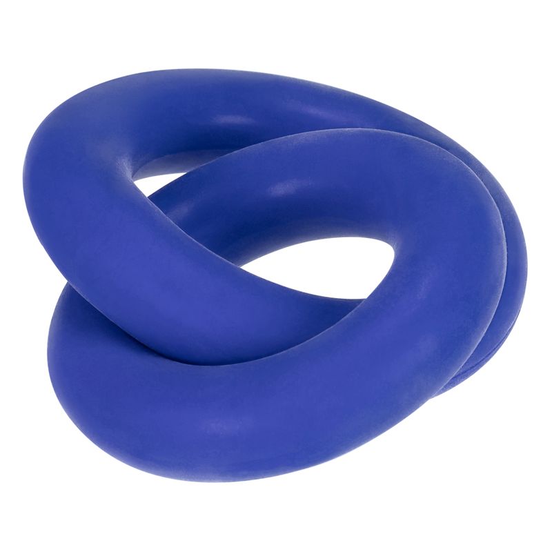 DUO Linked Cock/Ball Rings by Hunkyjunk Cobalt image 4