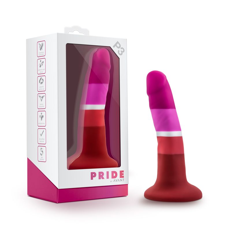 Avant Pride P3 Beauty Silicone Dildo image 1