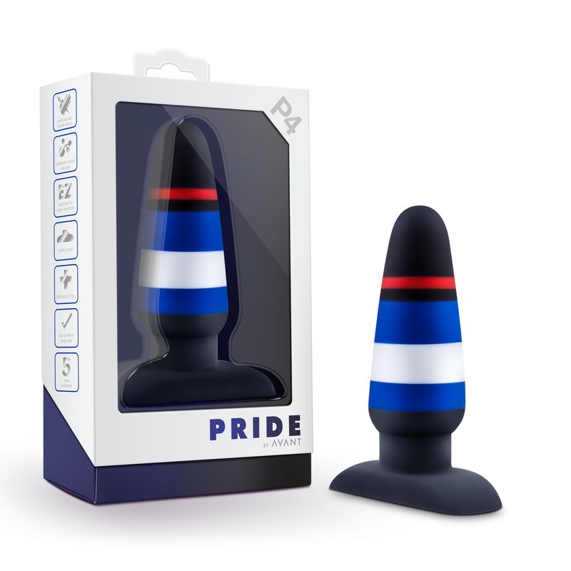 Avant Pride P4 Power Play Silicone Butt Plug image 1