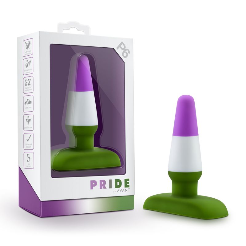 Avant Pride P6 Beyond Silicone Butt Plug image 1