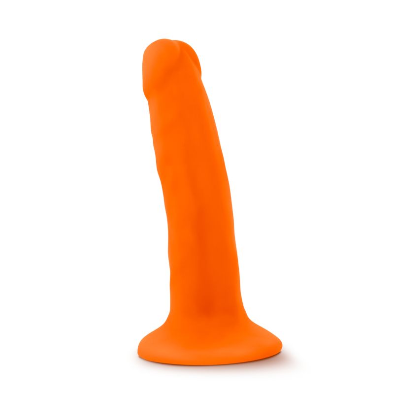 Neo Dual Density Cock 6in Neon Orange image 2