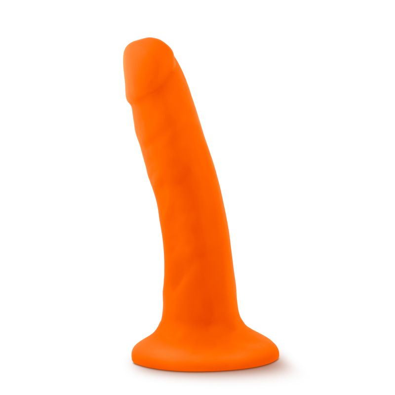 Neo Dual Density Cock 6in Neon Orange image 3