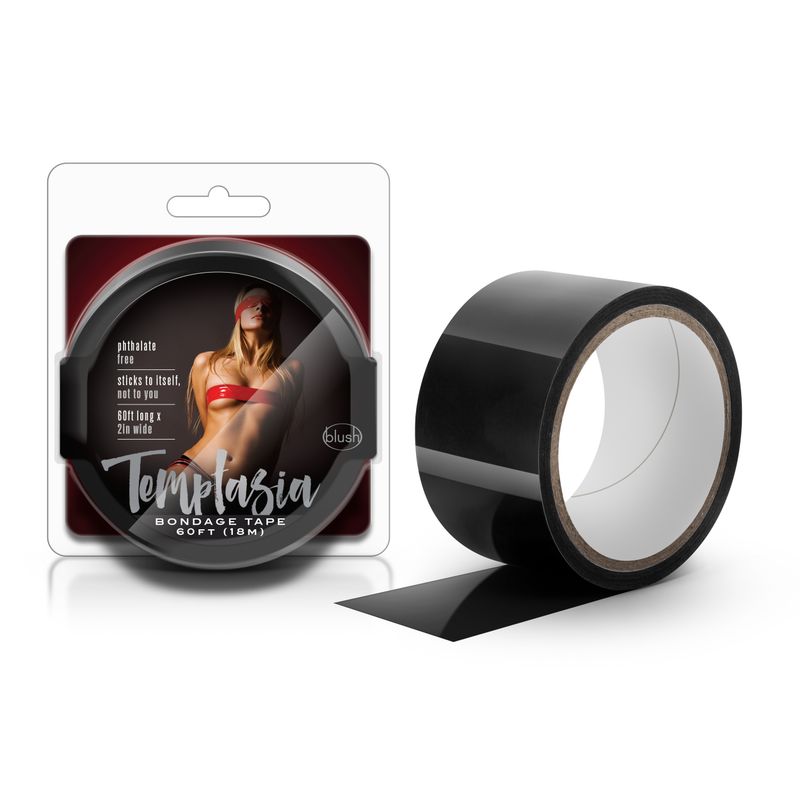 Temptasia Bondage Tape 18m Black image 1