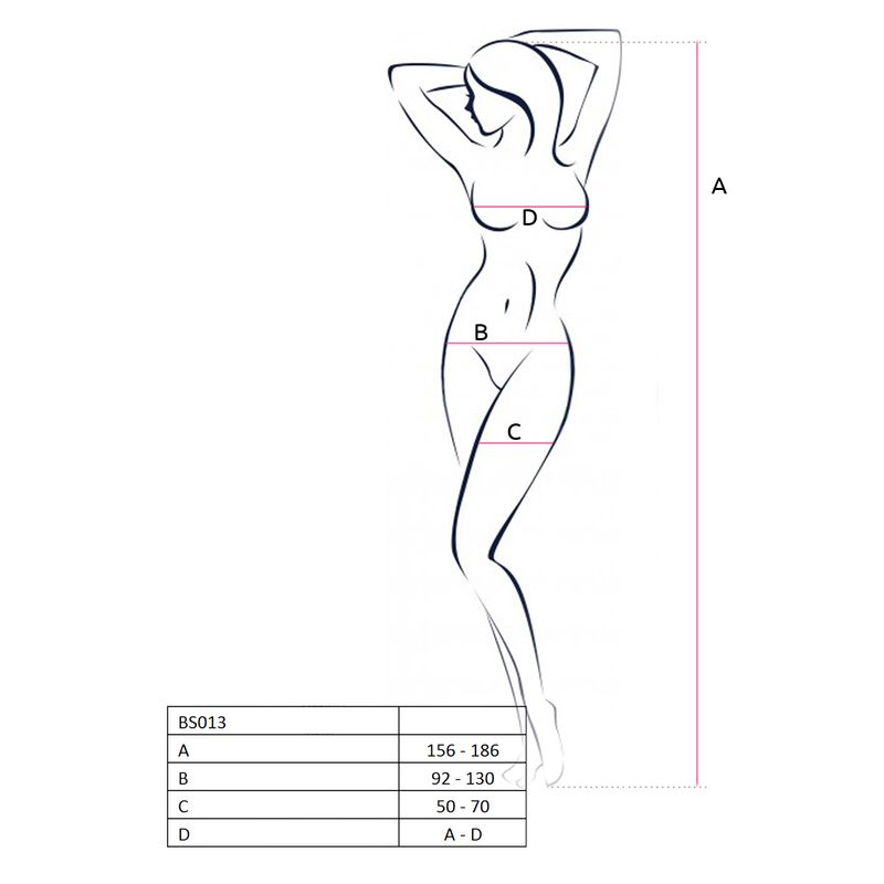 Bodystocking BS013 Black image 3