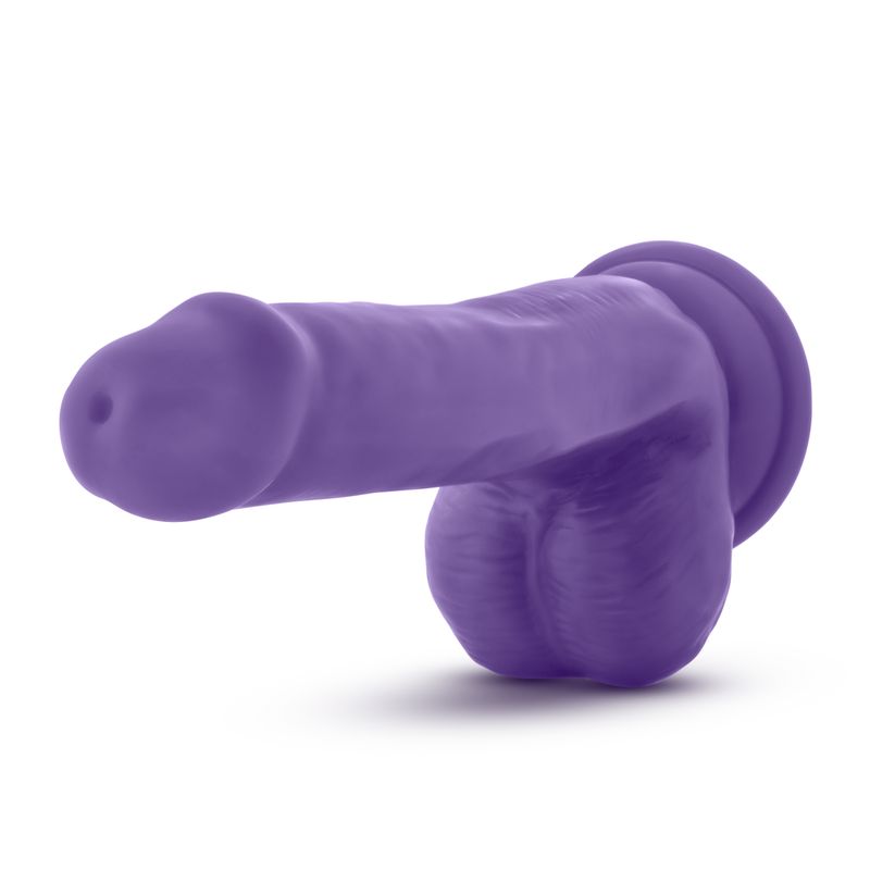 Au Naturel Bold Delight 6in Dildo Purple image 3