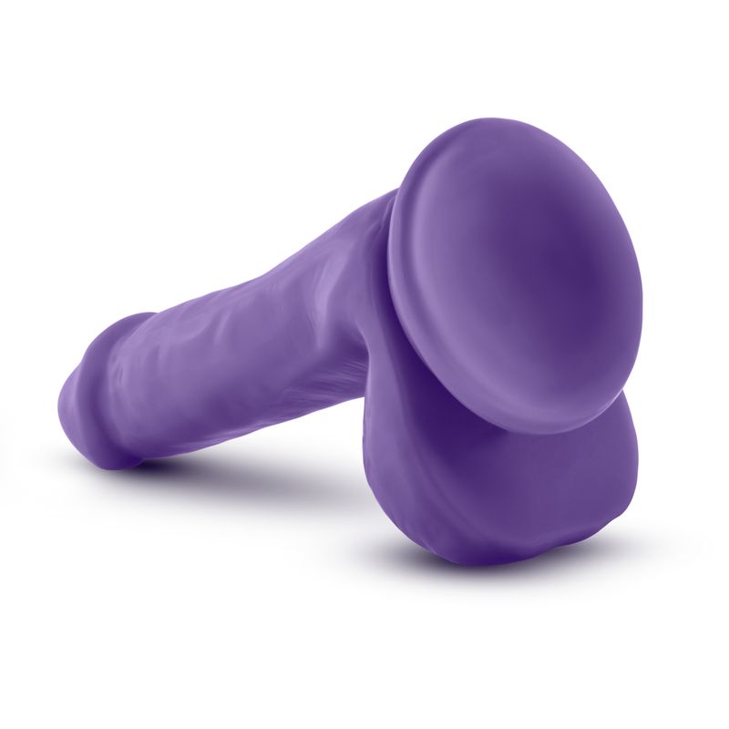 Au Naturel Bold Delight 6in Dildo Purple image 5