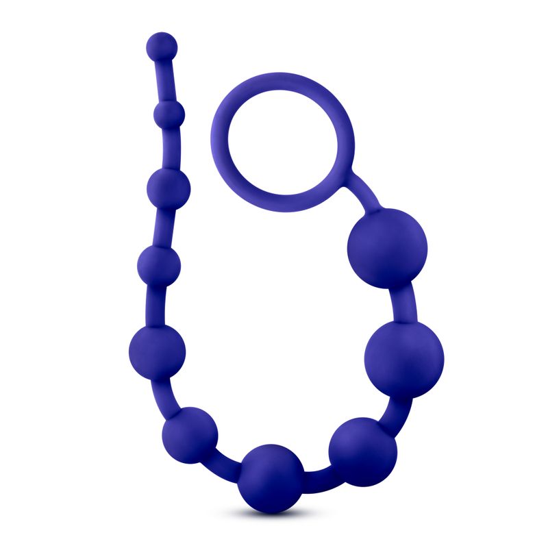 Luxe Silicone 10 Beads Indigo image 2