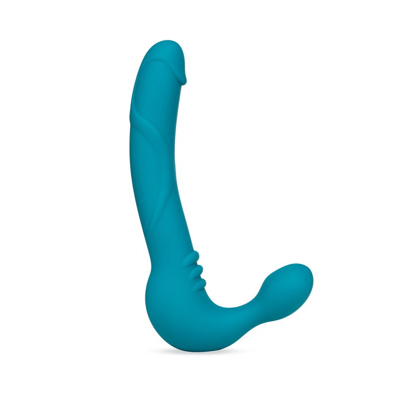 Temptasia Luna Strapless Silicone Dildo Teal image 2