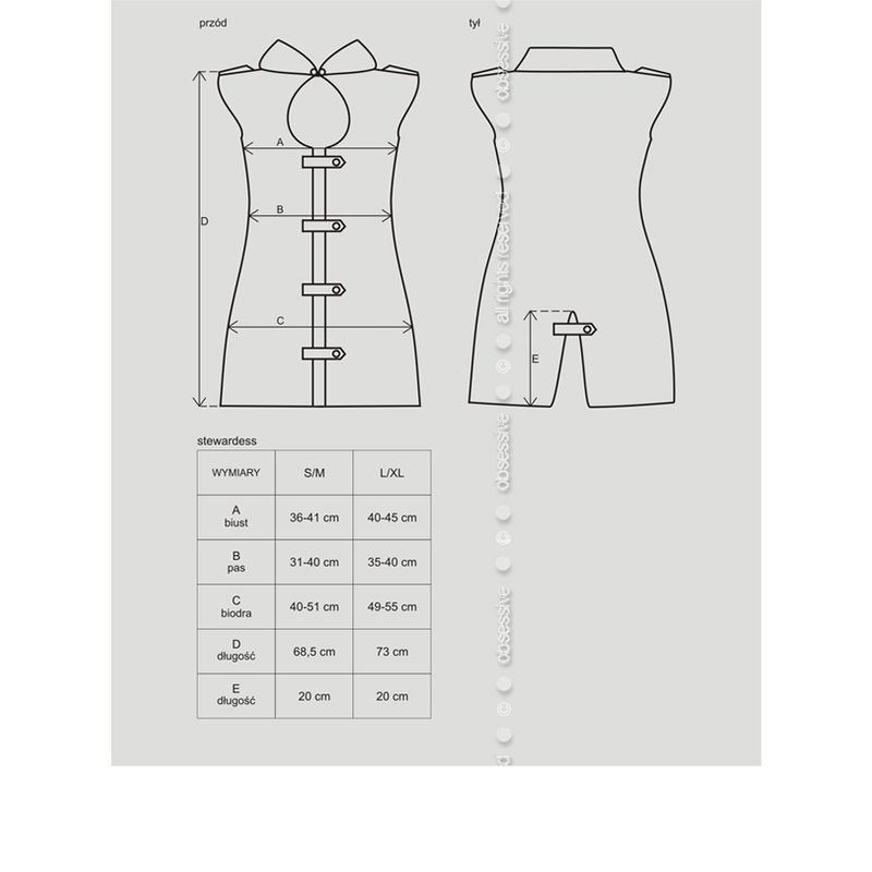 Stewardess Costume Grey 3 Pc image 3