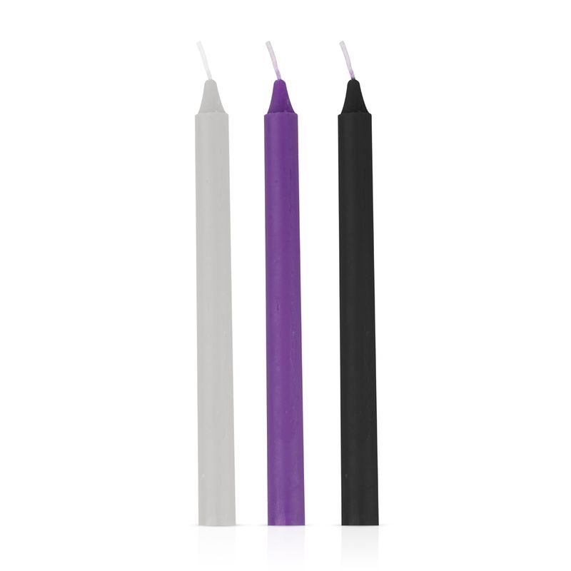 Sensual Hot Wax Candles 3 Pc image 1