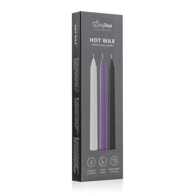 Sensual Hot Wax Candles 3 Pc image 2