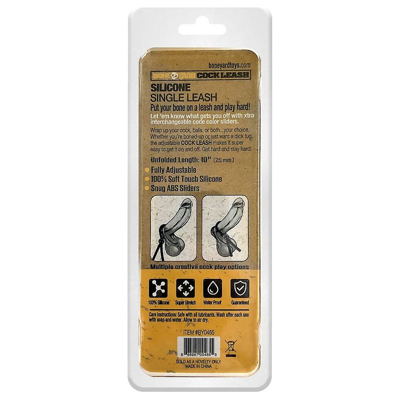 Cock Leash Single Black