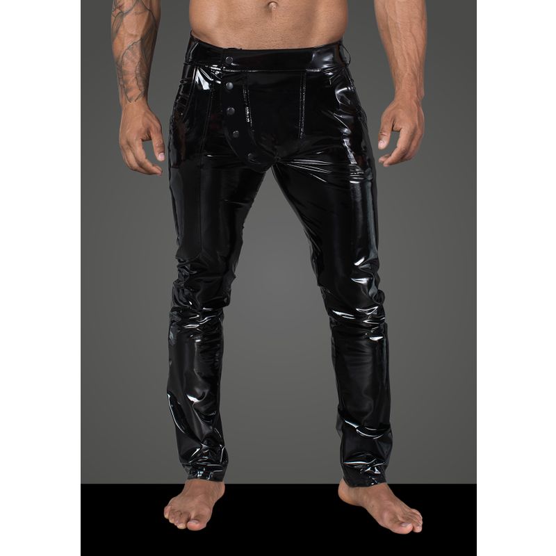 Long Elastic PVC pants image 1