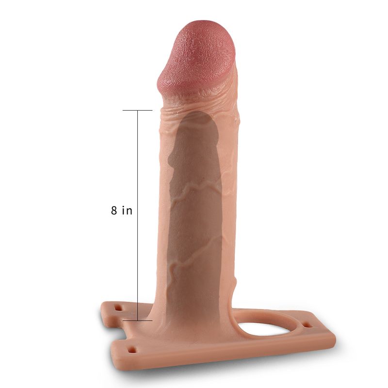 Rodeo Hollow Strap On Set 8.5in image 6