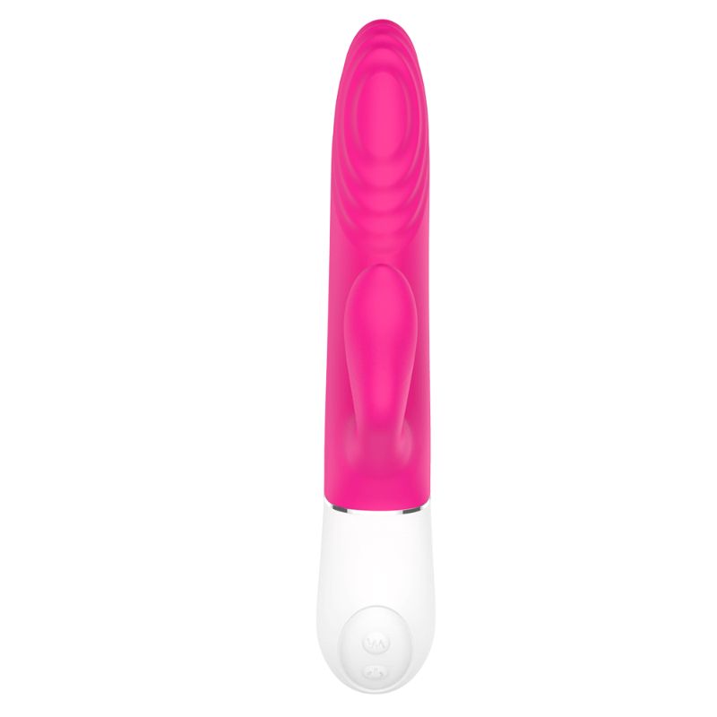 Lighter Thrusting Rabbit Vibrator Pink image 2